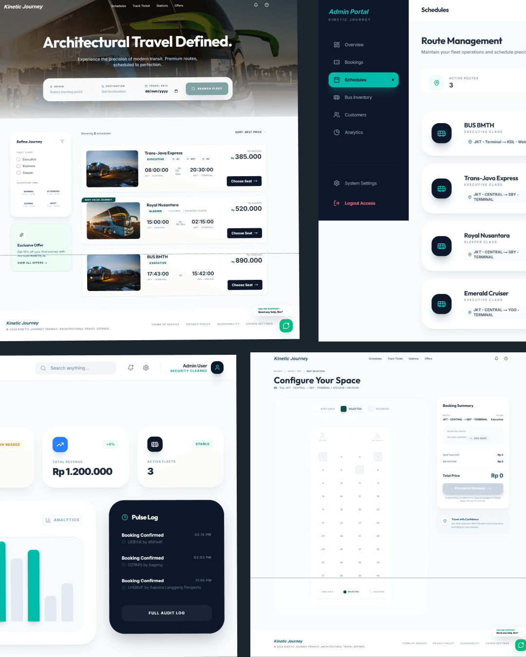 Booking System Bus Travel